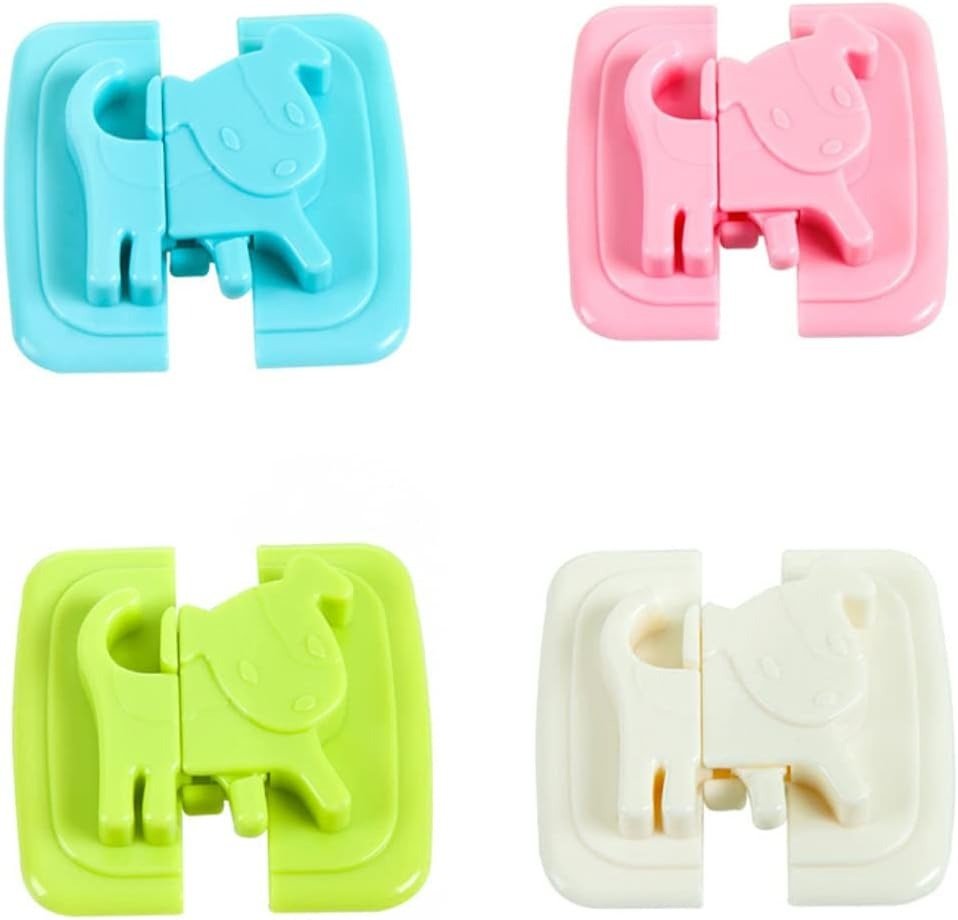 01 Pcs Cute Dog Shape Cartoon Cabinet Door Child Safe Lock...
