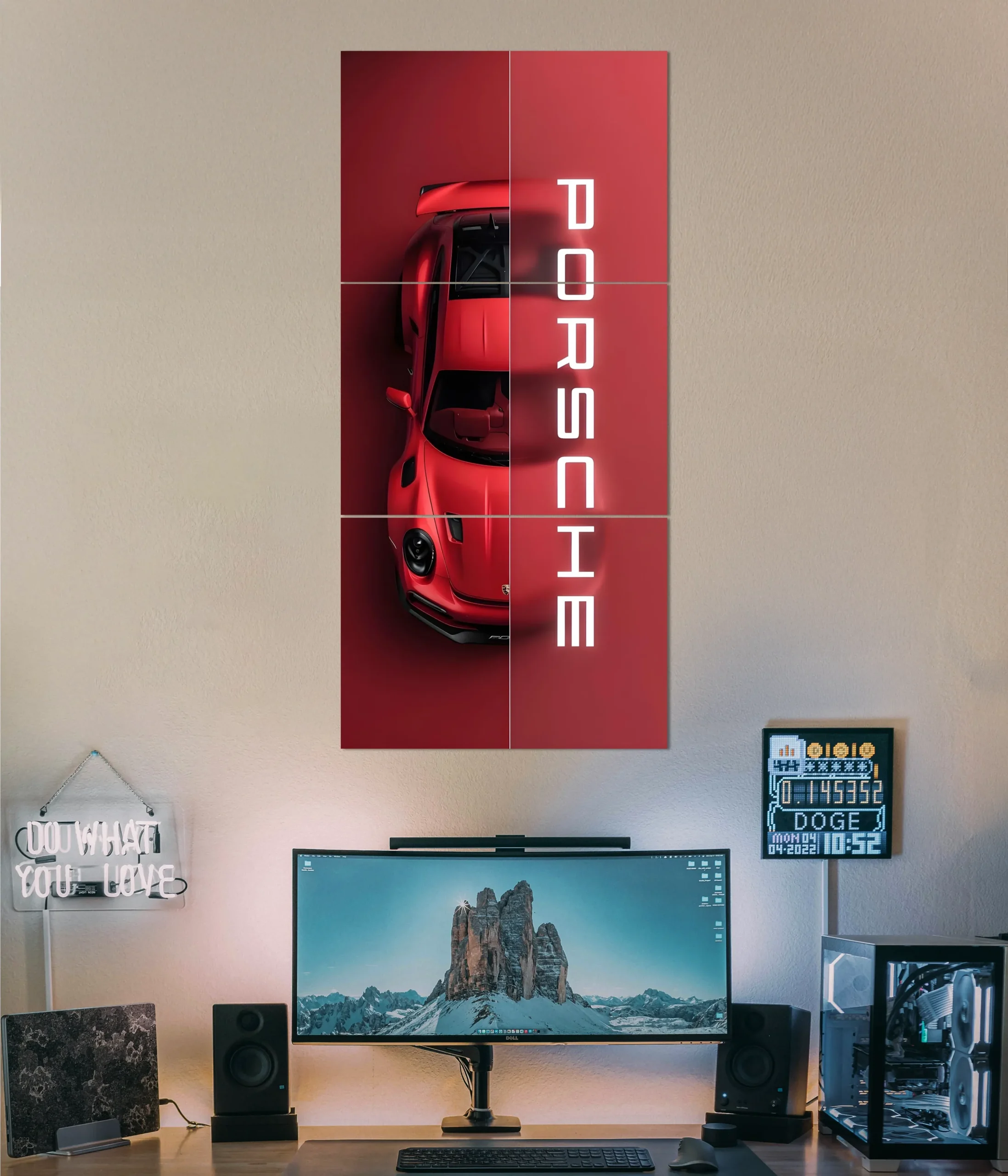 Set Of 4 Car Design Sticky Photo Tiles - Image 2