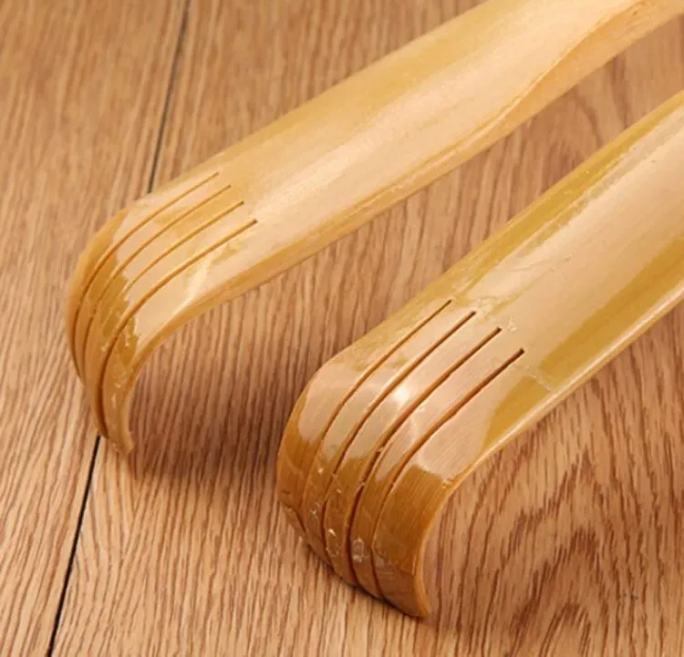 2 Pcs Wooden Back Scratcher &Amp; Massage Stick - Image 3