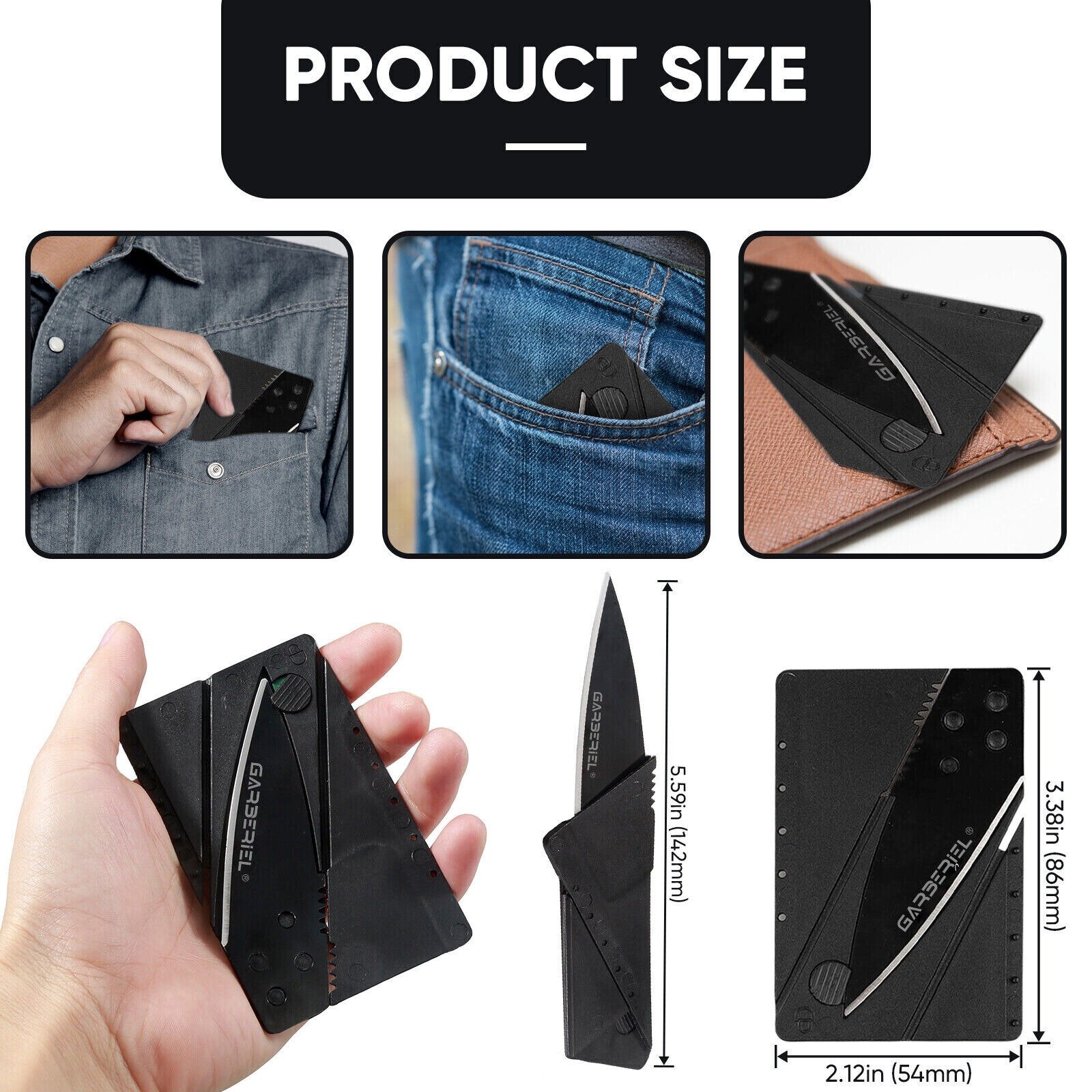 Cardsharp Folding Credit Card Knife By Iain Sinclair - Image 2