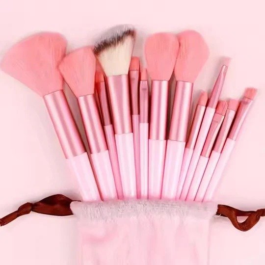 13 Pieces Soft Fluffy Makeup Brush Set - Cosmetics Brush Set -...