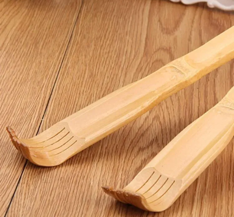2 Pcs Wooden Back Scratcher &Amp; Massage Stick - Image 4