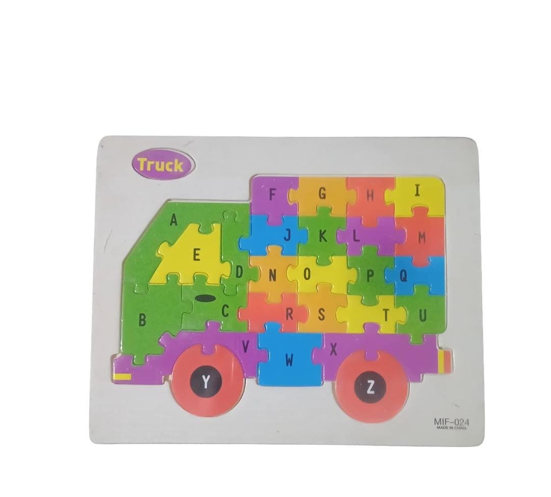 Wooden Alphabet Puzzle Board - Image 2