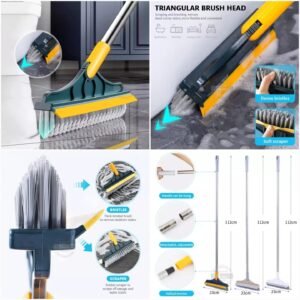 2 In 1 Floor Cleaning Brush Bathroom Tile Windows Floor Cleaning...
