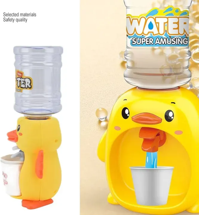 Mini Duck Water Dispenser Toy Drinking Fountain