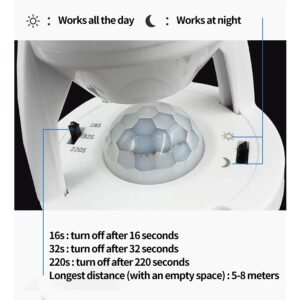 Infrared Motion Sensor Lamp Holder