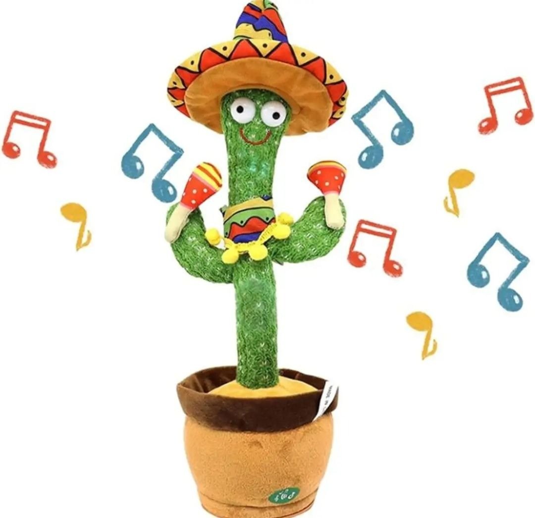 Rechargeable Cute Dancing Cactus Toy For Kids - Image 3
