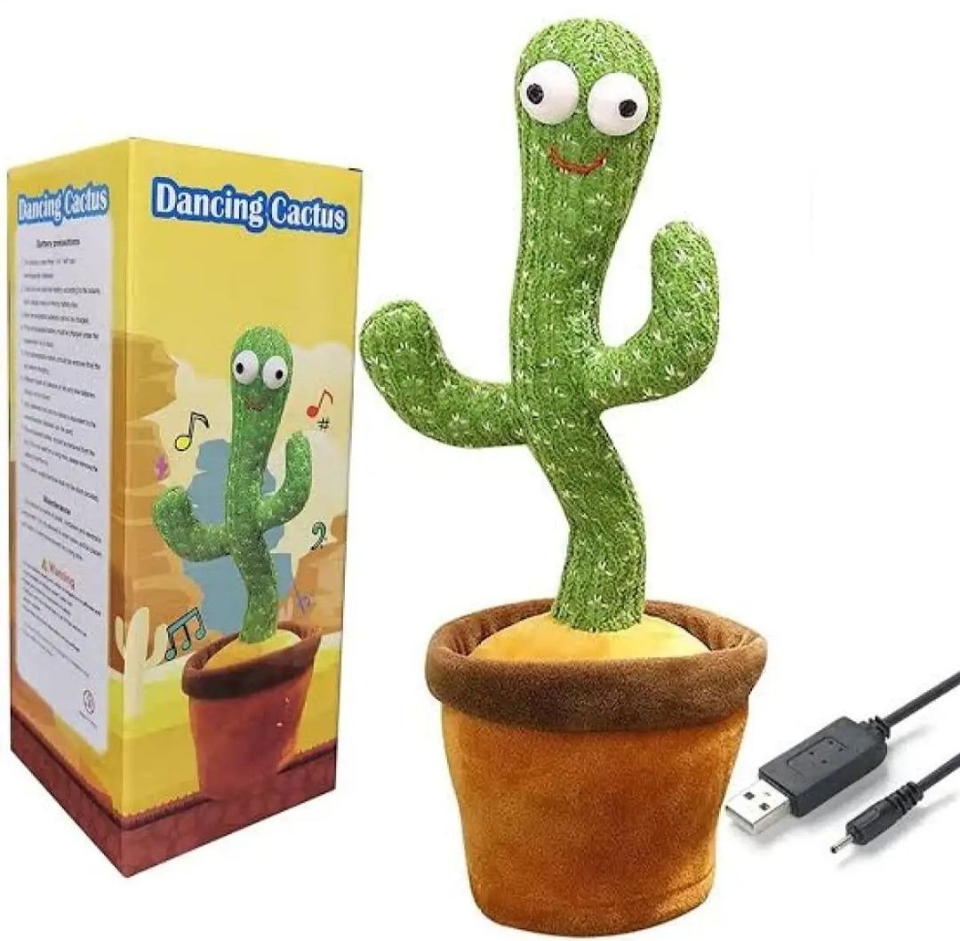 Rechargeable Cute Dancing Cactus Toy For Kids - Image 4
