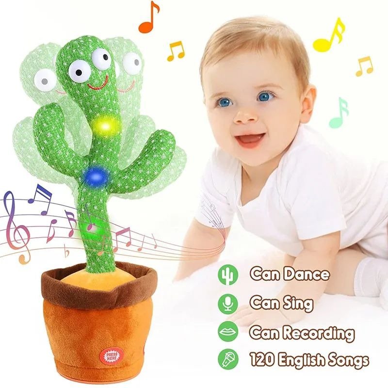 Rechargeable Cute Dancing Cactus Toy For Kids