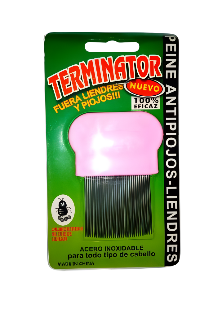 Multicolor Anti-Lice Hair Comb With Stainless Steel Micro-Grooved... - Image 3