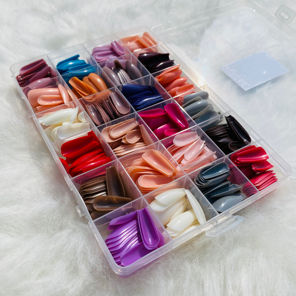 288 Pcs Colorful Nails Box - Image 4