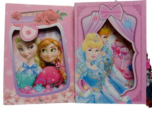 Princess, Frozen &Amp; Sofia Cover Fancy Lock Spiral Binding Diary - Image 4