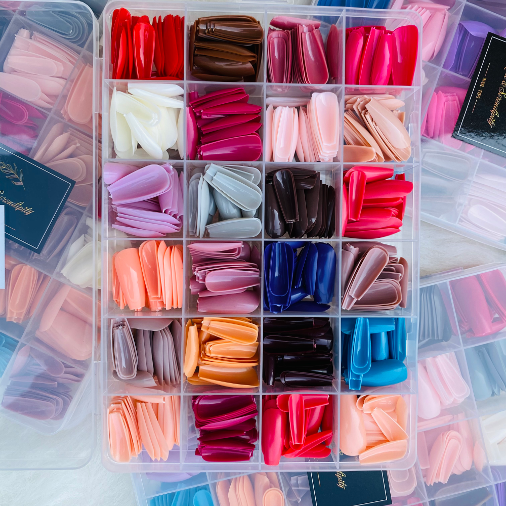 288 Pcs Colorful Nails Box - Image 3