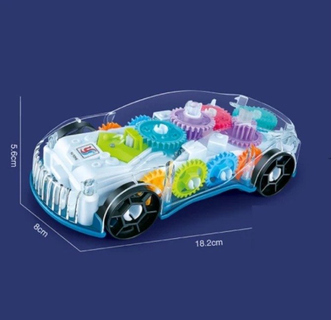360° Rotating Future Musical Car Toy With Lights - Image 4