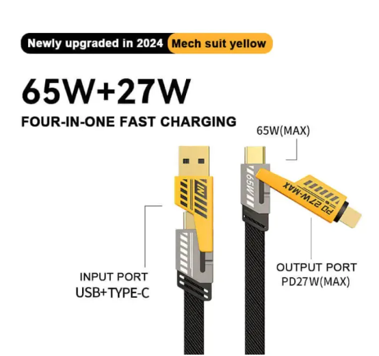 4 In 1 Data Cable Pack Of 2 - Image 3