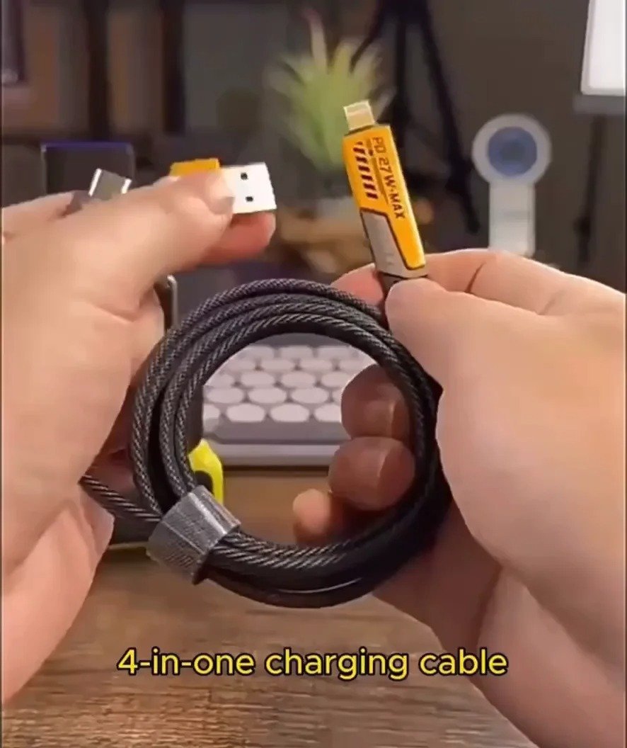 4 In 1 Data Cable Pack Of 2 - Image 4