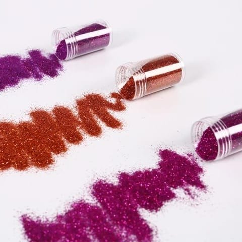 Glitter Powder Bottle Set