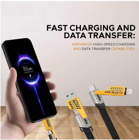 4 In 1 Data Cable Pack Of 2 - Image 5