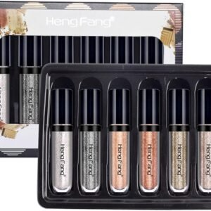 Heng Fang 6 Pcs Liquid Diamond Glitter Eyeshadows Set