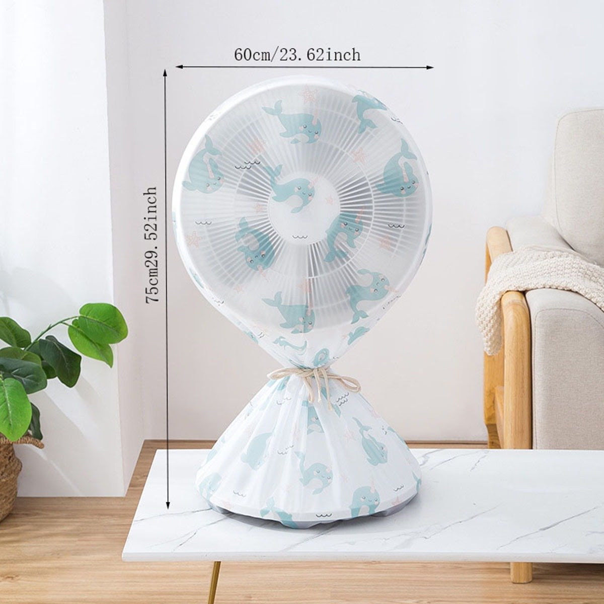 High Quality Dustproof All-Inclusive Electric Fan Dust Cover...