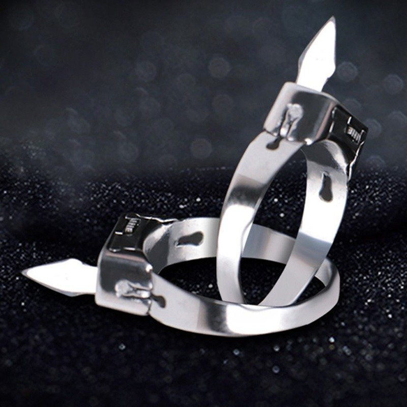 Stainless Steel Self-Defense Ring With Hidden Blade - Image 5