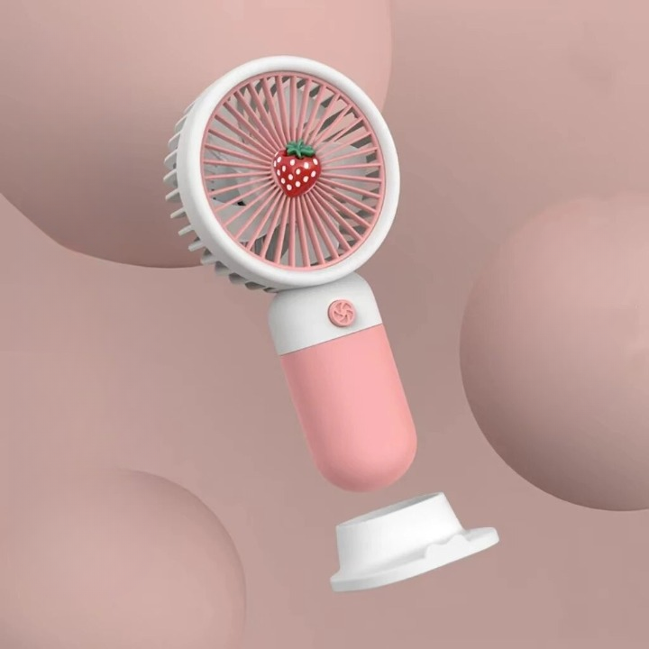 Mini Fan Multifunctional Cool Summer Fruit Cartoon Handheld Mini... - Image 4