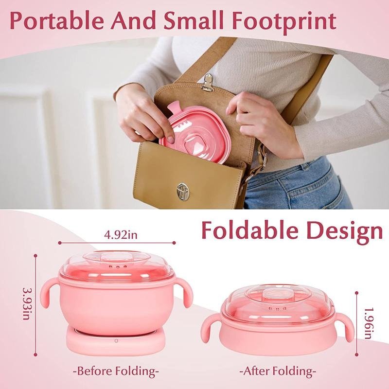 Portable Foldable 400Ml Silicone Wax Warmer - Image 4