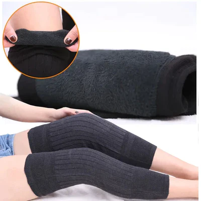 ( Pair ) Unisex Women Men’S Cashmere Wool Knee Brace Pads - Image 3