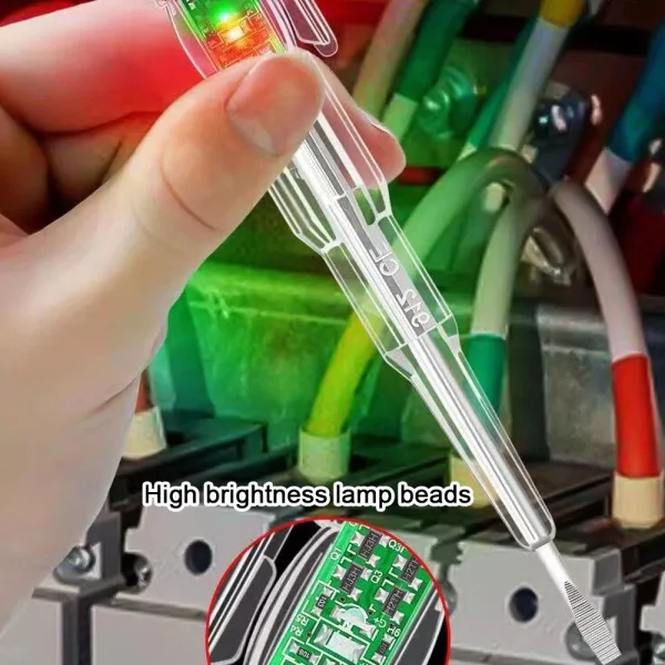 Led Tester Voltmeter Power Detector Electrical Screwdriver Indicator - Image 3