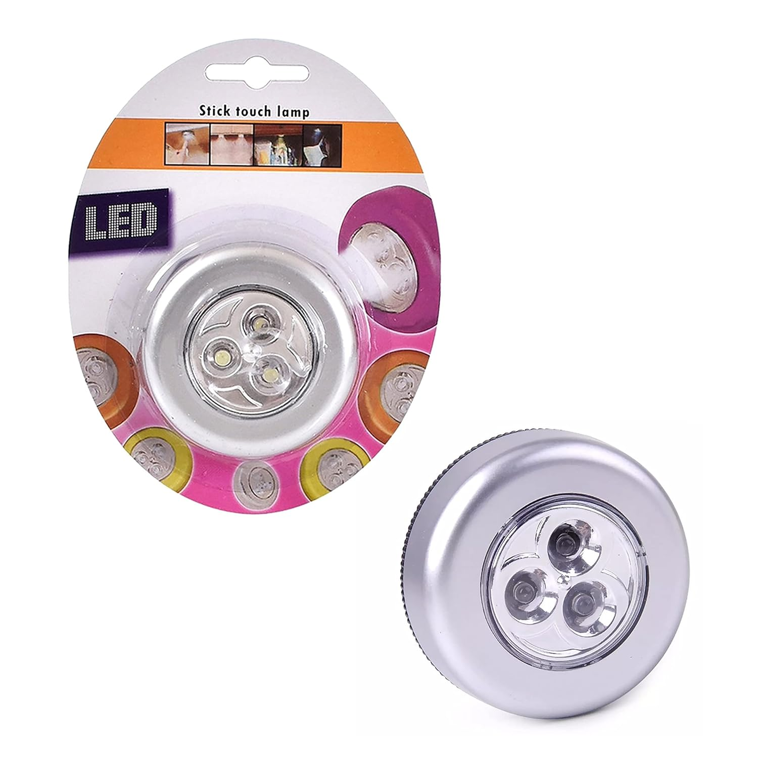 1 Pc Led Touch Light Battery Powered Wireless Night Light Stick... - Image 3