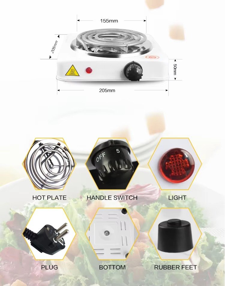 Electric Stove For Cooking - Hot Plate Heat Up In Just 2 Mins -... - Image 2