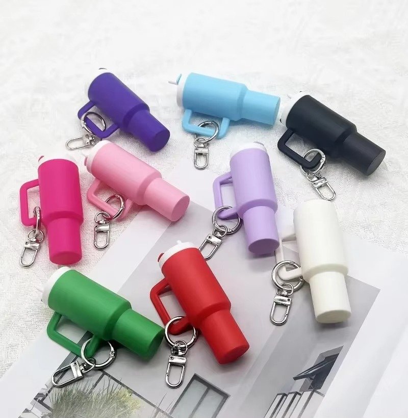 Colorful Mini Stanley Tumbler Key Chain - Image 2