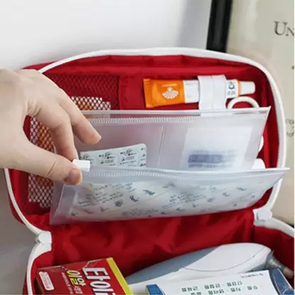 Medical First Aid Kit Pouch Empty Bag Emergency Medicine Storage...