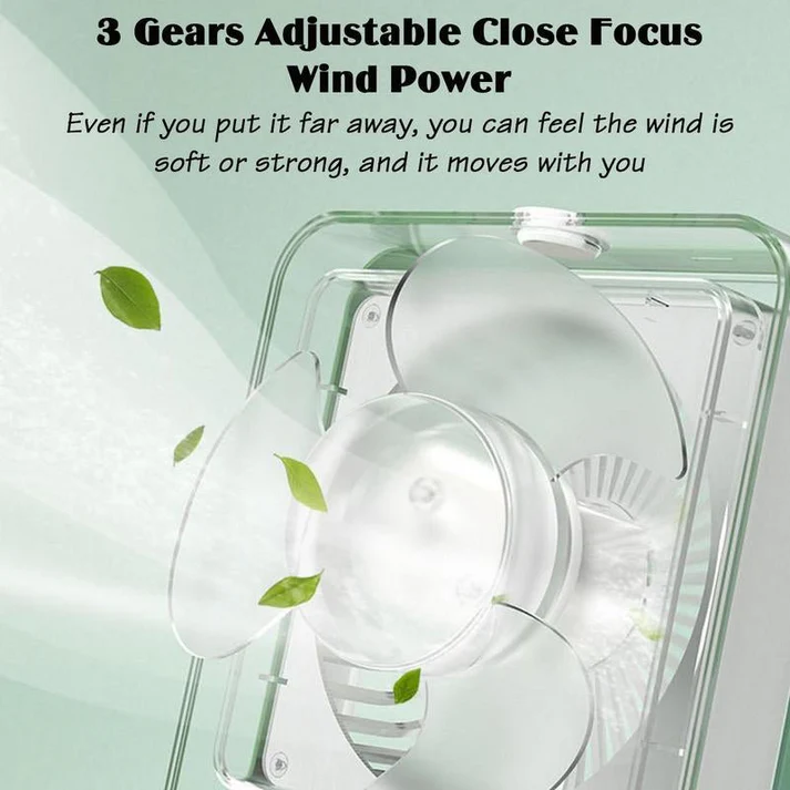 Portable Desktop Air Conditioner Usb Mini Air Cooler Fan Water... - Image 3