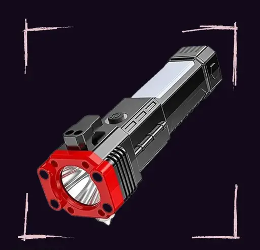 High-Power Led Torch Light Rechargeable Flashlight And... - Image 4