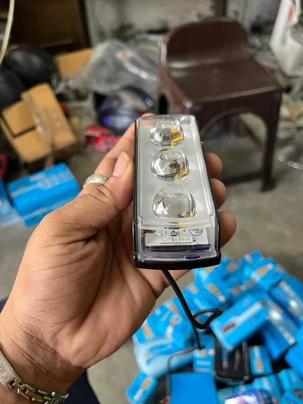 3 Lens Dolphin Projector Led Light For Bikers And Cars (1 Pc) - Image 3