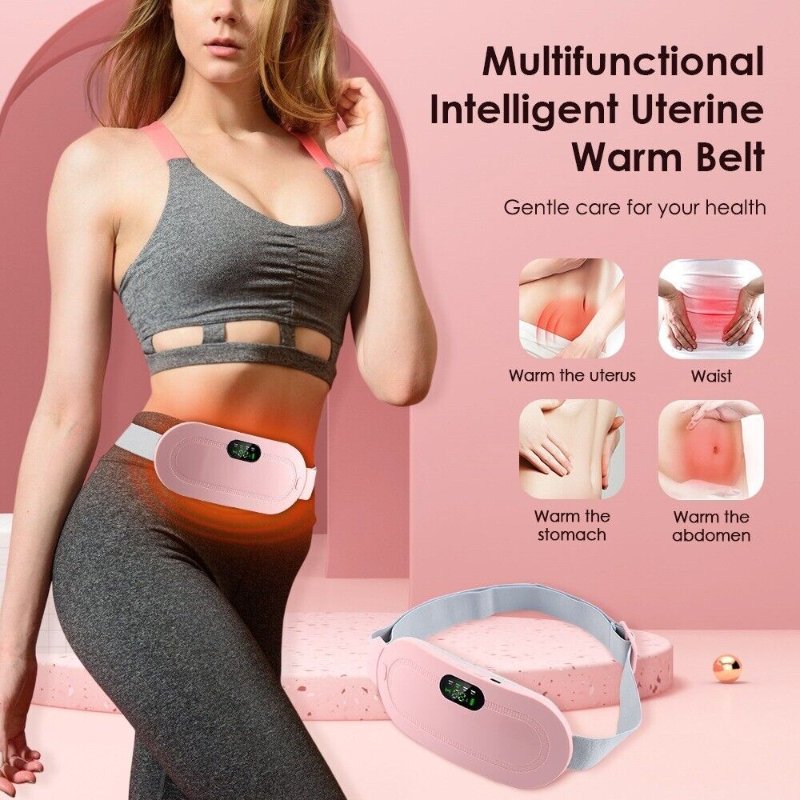 Heating And Vibrating Digital Period Pad For Healing Period Cramps...