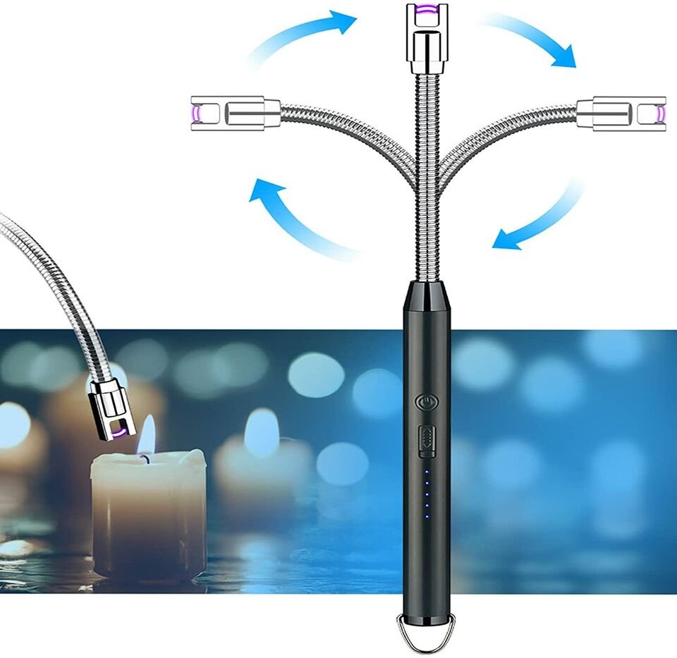 Arc Lighter With Usb Charging,Flameless Windproof,Led Battery... - Image 2