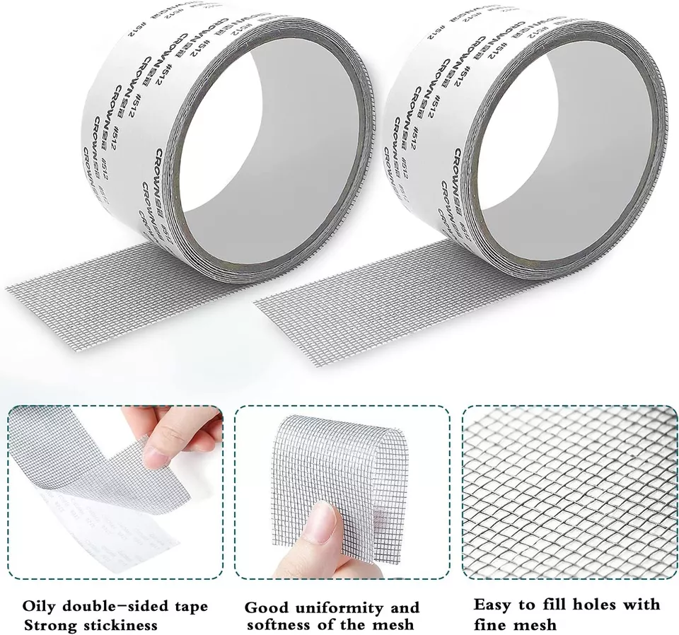 Mesh Roll Tape Window Screen Repair Patch - Image 4