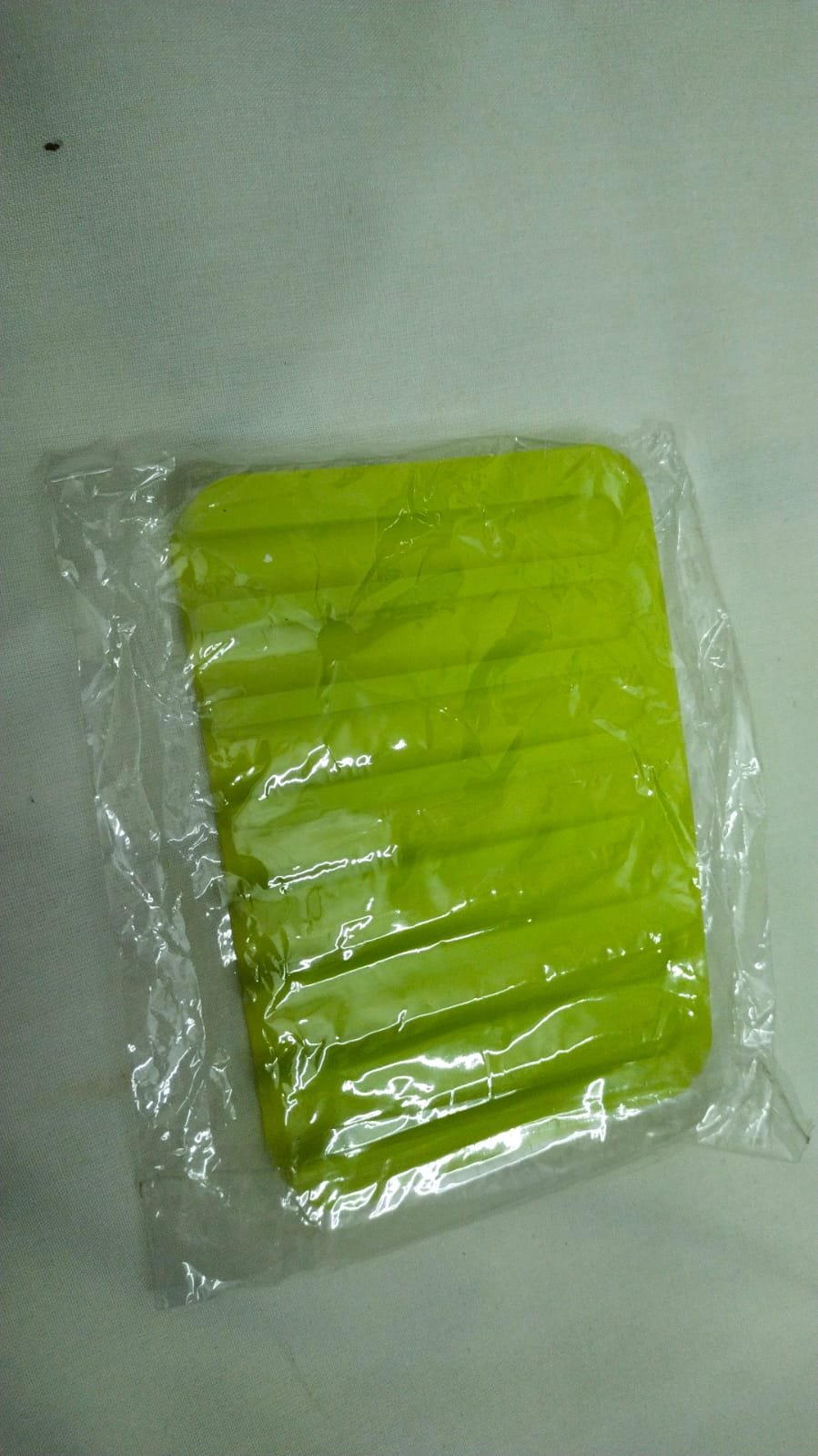 Silicone Soap Dish Drainer Tray (Green)