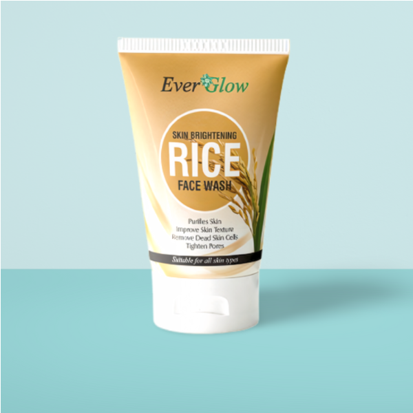 Everglow Skin Brightening Rice Face Wash 120 Ml - Purifies,...