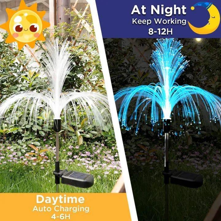 π Solar-Powered Jellyfish Garden Light